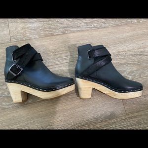 Free People Bungalow Clog Boot - Black